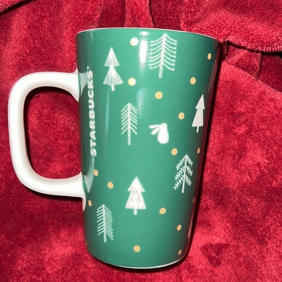 Starbucks green tall  holiday coffee mug - Picture 6 of 6